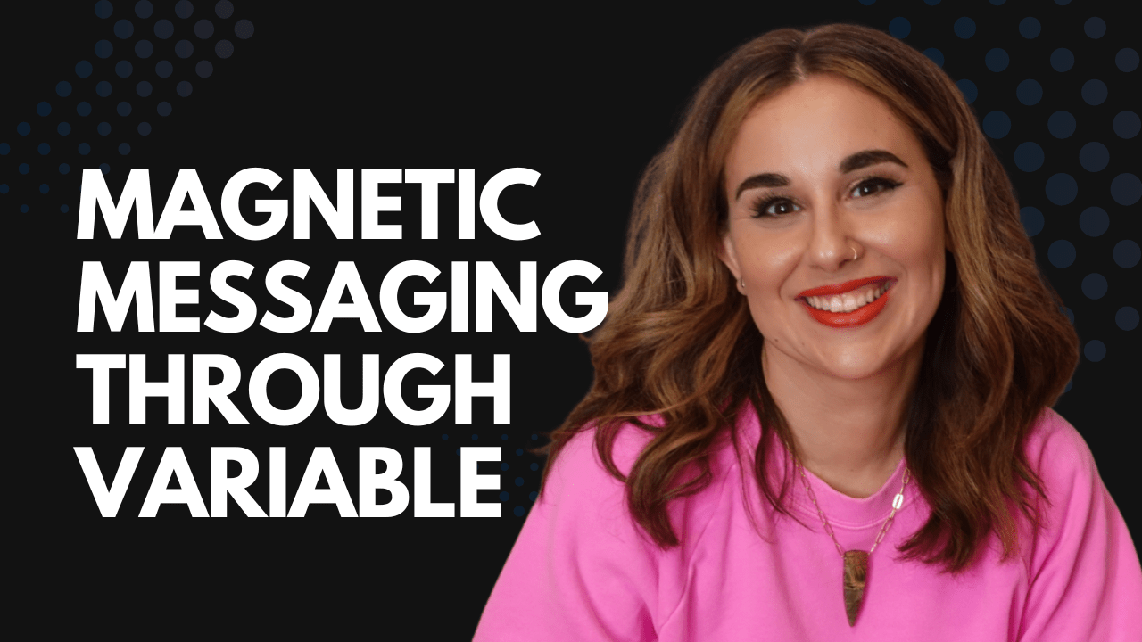Magnetic Messaging Through Variable